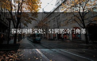 探秘网络深处：51网的冷门角落